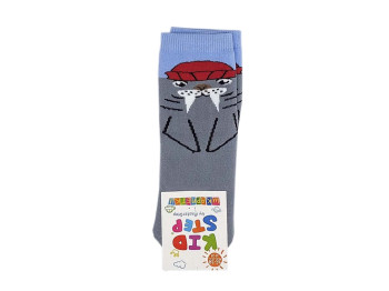 Підслідники дитячі гладкі бавовняні відкриті без силікону фісташкові. Розмір 20-22. Kid Step MS862