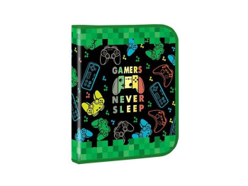 Папка для тетрадей В5 картонная Games never sleep, Kidis 14055