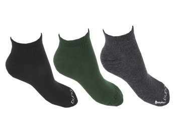 Шкарпетки, розмір 22-24, чорні демісезонні. Бавовна (ціна за комплект 3 пари). ТМ Duna