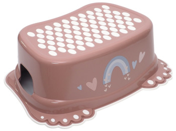 Подставка для ног Метео с противоскользящей резиной розовая. Tega Baby ME-006-123