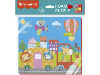 Мягкие пазлы 22х23 Fisher Price. Город. Vladi Toys VT1109-05