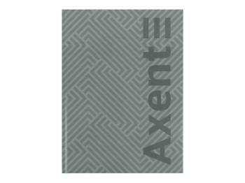 Книга записная Pattern Axent 8425-2-A, A4, клетка, 96 листов, серая