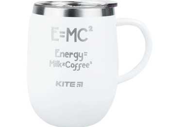 Термокружка белая Energy Milk Coffee 360мл. Kite K22-378-03-2