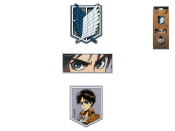 Набір бейджів на липучці Attack on Titan, 3 предмети, Kite