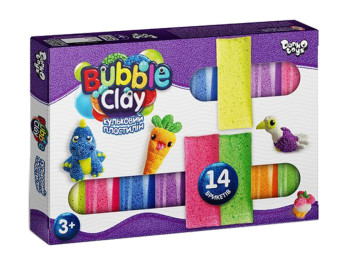 Креативна творчість Bubble Clay 14 шт, Danko Toys