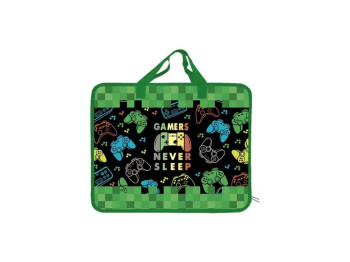 Папка пластикова Gamers never sleep, Kidis 13078