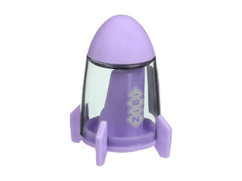 Точилка для карандашей Zibi Spaceship с ластиком и контейнером