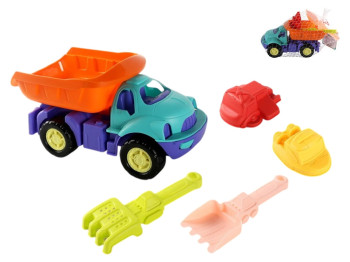 Песочный набор Beach Toy, самосвал с аксессуарами, 5 предметов