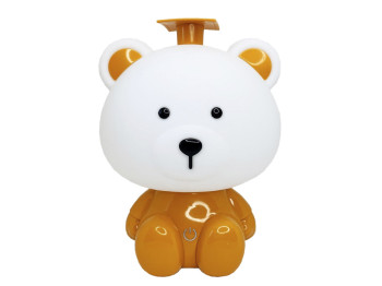 Ночник детский Медведь от USB оранжевый. MegaZayka 1406