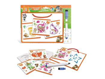 Магнітна дошка з трафаретами 44 Коти, Vladi Toys