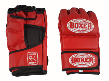 Рукавички ММА L червоні. Boxer Sport Line 05021-02К