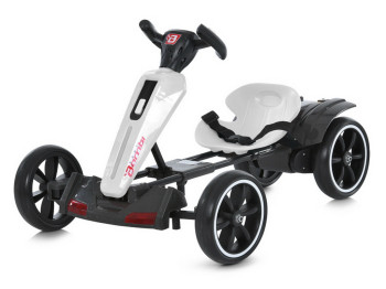 Электрокарт со светом M 6277EBR-1, 89 см, Bluetooth и пульт, Bambi Kart