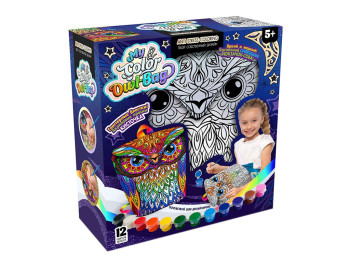Набор для творчества Рюкзачек-раскраска My Color Owl-Bag. DankoToys COWL-01-01