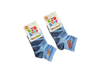 Носки детские махровые внутри хлопковые короткие розовые. Размер 6-8. Kid Step MS0500