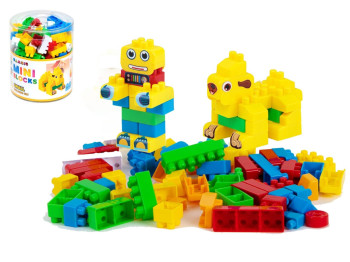 Конструктор Mini Blocks у тубусі №9, 144 деталі, BAMSIC