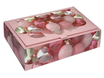 Коробка подарункова розкладна Кульки H808-1L, 22×36×7,5 см, для пакування подарунків
