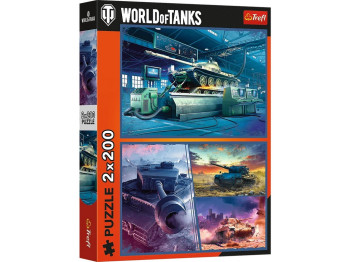 Пазли Trefl WARGAMING Бронетанкова місія, 2 х 200 елементів