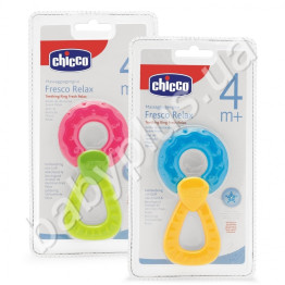 Зубное кольцо охлаждающее с ручкой 1 шт, (4 м+), Chicco