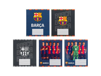 Зошит у клітинку 12 аркушів, FC Barcelona (ціна за 1шт)