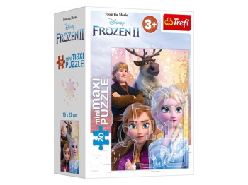 Пазлы Trefl Frozen Дружба в ледяной земле, 20 элементов, Trefl 21083