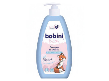 Дитячий шампунь для волося гіпоалергений 500 мл, Bobini Baby 48018