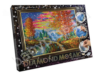 Набір для творчості DIAMOND MOSAIC Берези великий, Danko Toys