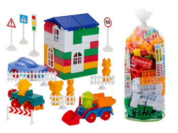 Конструктор Лідер №4. Colorplast 1-053. 150 деталей