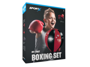 Детский боксерский набор SportX Boxing Set со стойкой и перчатками