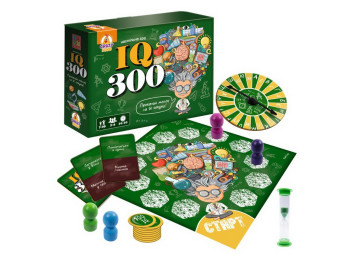 Игра настольная логическая IQ300, 2-4 игрока, выполняет задания с карт, Vladi Toys