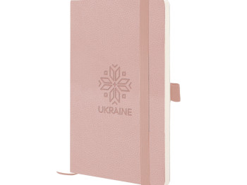 Книга записная в клетку Вышиванка Partner Soft Skin A5-. 96 листов. Axent 8616-24-5-A
