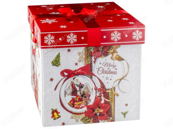 Коробка подарункова картонна Merry Christmas 29х29х28см