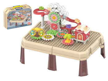 Конструктор-стіл із шестернями Building Block Track, 30 см