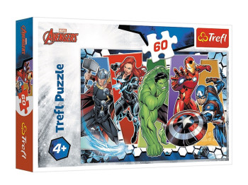 Пазл Trefl Avengers Мстители, 60 деталей