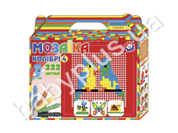 Мозаика Колибри №4, 222 детали, Технок