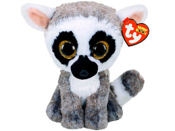 М'яка іграшка Beanie Boo's Лемур LINUS 15см. TY 36224