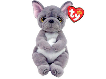 Мягкая игрушка BEANIE BELLIES Серый пес WILFRED. TY 40596