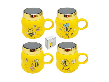 Чашка с завинчивающейся крышкой Sweet bee 500мл, TD00520
