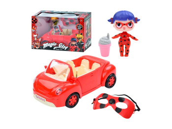 Игровой набор кукла с авто и маской TM531, машинка 26 см (цена за 1 шт)