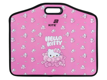 Портфель пластиковий Hello Kitty, формат А3+, на липучках, Kite