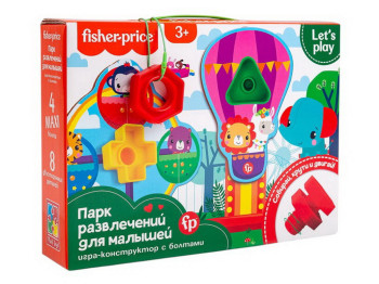 Игра-конструктор Fisher Price, Парк развлечений для малышей, Vladi Toys