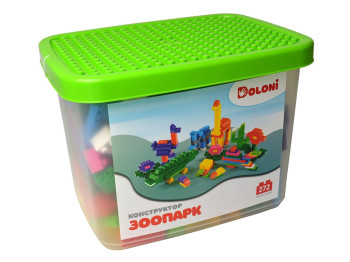 Конструктор Зоопарк. TM Doloni Toys 013888-40. 272 деталей.