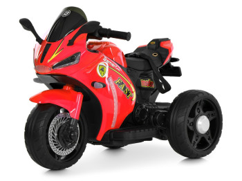 Мотоцикл Bambi Racer M 6345ELR-3 (1шт) р/к, 1*12V4,5AH, 2*25W, USB, BLUETOOTH, MP3, TF, EVA, музика
