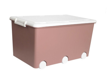 Ящик для игрушек темно-розовый. Tega Baby PW-001-123