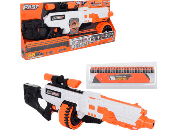Автомат игрушечный FAST PIONEER на батарейках с мягкими шарами 48 шт. Blaster BIG522