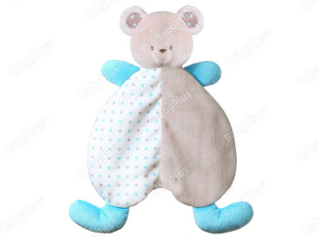 Игрушка-одеяльце Мишка Тони 25х28 см. BabyOno 1236