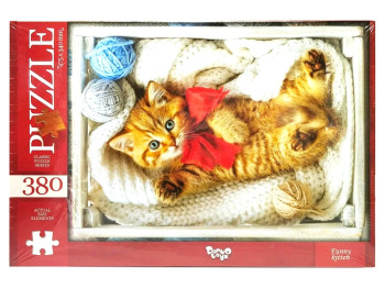 Пазли Funny kitten, 380 елементів, Danko Toys