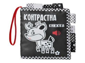 Контрастна м’яка книжка "Оленя",  0+, з підвісом, Україна
