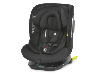 Автокрісло El Camino i-JOY ME 1205 Black i-SIZE R129, Top Tether, Isofix