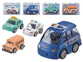 Инерционная машинка Alloy Model спецтехника, 6,8 см, 4 вида (цена за 1шт)