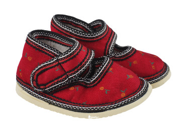 Туфли детские на липучке красные. Размер 12,5. Litma L-73201-2-RD